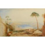 After TURNER Figures Dancing In A Landscape Bears signature 28 x 44 cm