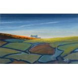 BARRIE BRAY Penwith North Coast Acrylic Monogrammed Inscribed to the back 20 x 31cm The Bray