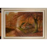 DANIEL SHERRIN Autumn Landscape Oil on canvas Signed 61 x 92cm Condition report: