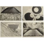 ROY WALKER St Austell a series of four clay pit etchings Each signed and inscribed #14/60 21 x