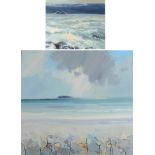 BARRIE BRAY Cornish coast Two oils The Bray family have long been influential in arts in