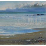 BARRIE BRAY Penwith Beach Gouache 37 x 39cm The Bray family have long been influential in arts