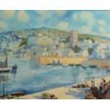 BARRIE BRAY St Ives Harbour Oil on board Initialled and dated '57 49 x 60cm