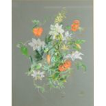 GILLEAN WHITAKER Botanical Studies - a pair Watercolour Signed 63 x 45 cm