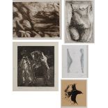 Various etchings 5 pieces
