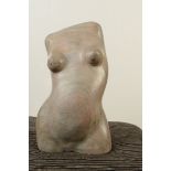 MAX BARRETT Female Torso Serpentine Sculpture Monogrammed Maximum height 25cm
