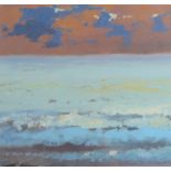 BARRIE BRAY Evening Tide Oil on board Monogrammed Inscribed to the back 29 x 30.