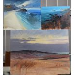 BARRIE BRAY Three coastal oils The Bray family have long been influential in arts in Cornwall,