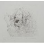 ROBERT OSCAR LENKIEWICZ Swallowing Time Engraving Signed and titled Numbered 73/75 17 x 17 cm Plus