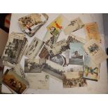 A collection of approximately 230 early postcards including 1909 Manchester philatelic congress (2),