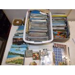 A large quantity of modern postcards,