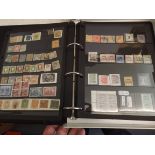 A box file containing world stamps including Germany, China, Cyprus, Morocco agencies etc.