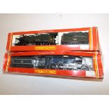 Two Hornby railways steam outline locomotives, "Prince Palatine" and "King George II" boxes damaged,
