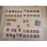Seven cards containing mainly Malaya states interesting lot.