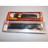 Hornby Railways, diesel D6/10 and Lima diesel D400, boxes damaged, lacquered.