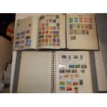 Three albums of world stamps including Australia.