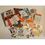 A quantity of British decimal mint stamps, mostly booklets and miniature sheets.