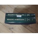 WALKER (RICHARD). "Regency Portraits." 2 Vols, dj, case 1985 vg.
