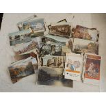 A collection of Devon postcards including Dartmouth mostly coloured including Quinton,