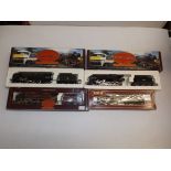 Four boxed locomotives:- "Duchess", "Robert Burns", "Duchess of Gloucester" and Diesel D5531,