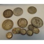 Victoria and later silver coins.