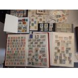 World stamps in six albums etc.