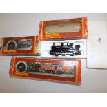 Three Hornby railways steam outline locomotives, LMS class 4P 2-6-4T,