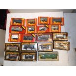 Nineteen wagons by Hornby & others each boxed.