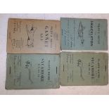 Four pilot's note books, Shackleton Mr MKZ, Gannet A.S.1 and Sycamore H.R.