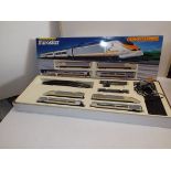 Hornby gift set:- Eurostar, lacquered.