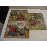 ERNEST NISTER. 3 Vols "Animals." series containing total of 24 col plts.