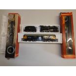Hornby Railways:- Steam outline "Dover" and diesel" County of Norfolk" boxes damaged, lacquered.