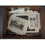 MISCELLANEOU PRINTS. large quantity ILN, GRAPHIC ETC. 19C.