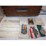 A Royal Navy group of four:- WWI 14-15 trio to a 2610 V.T. Johns, L.S. R.N.R.