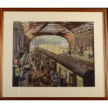 STANHOPE ALEXANDER FORBES Penzance Station 1925 Signed black and white print Together with a