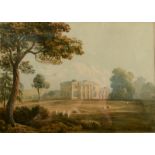 JOHN VARLEY A view of Digswell Watercolour Signed and inscribed Provenance: Boydell Galleries 16.