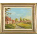 GEORGE HORNE Little Barrington, Cotswolds Oil on board Signed 18.