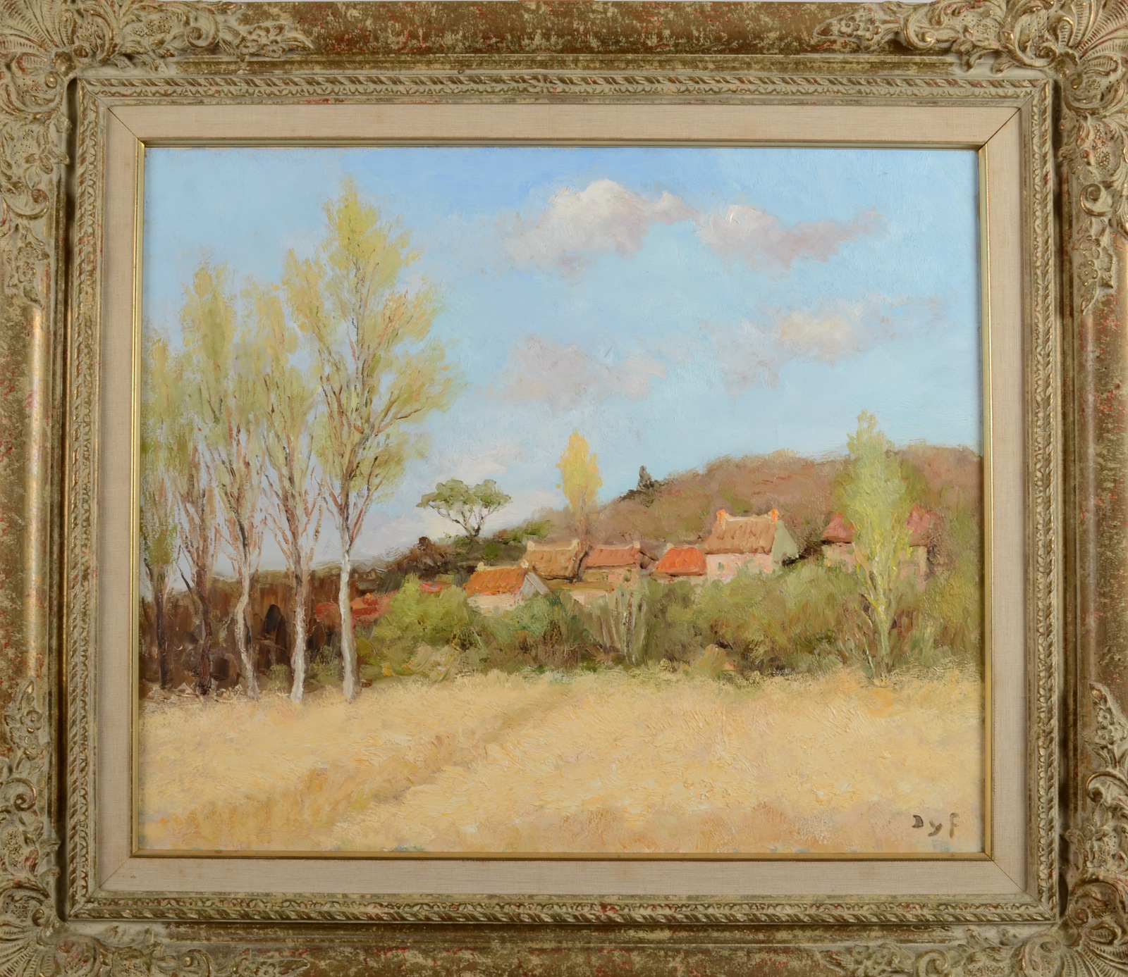 MARCEL DYF A Rural Landscape Oil on canvas Signed 46 x 55 cm (See illustration) Condition - Image 2 of 4