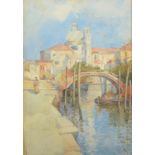 LILIAN RUSSELL BELL Venice Watercolour Signed 33.