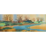 BYRON BIRDSALL Tiwi Beach Watercolour Signed,