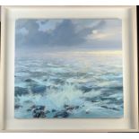 BARRIE BRAY Stormy day Oil on canvas Signed 71 x 78.