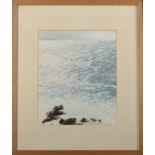 ROBERT JONES Seascape Oil on paper Signed and dated 1989 29.