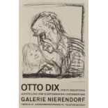 OTTO DIX Exhibition poster Lithograph 1966 48 x 73cm