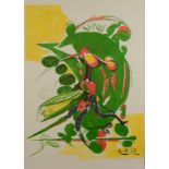 GRAHAM SUTHERLAND Insect Lithograph Signed and indistinctly titled 1963 76 x 52 cm paper size