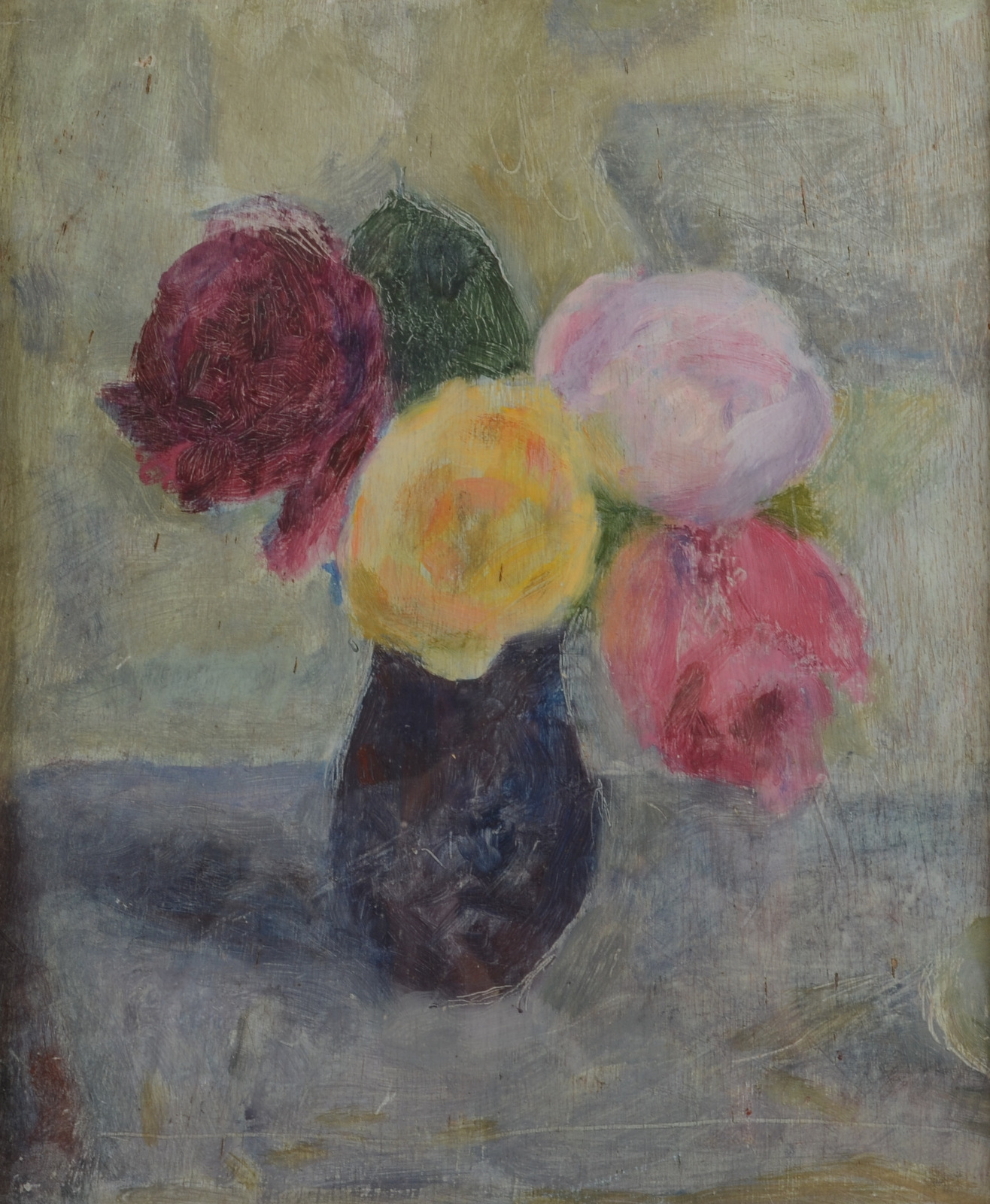 DOD PROCTER Still Life of Flowers Oil on board 29 x 25 cm Provenance: by decent from the estate of