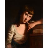 JOHN OPIE A portrait of Lydia Gwennap Oil on canvas An old label to the back inscribed "Lydia