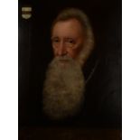 Follower of PAUL VAN SOMER Portrait of a bearded gentleman,