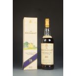 The Macallan a 75cl bottle of 18 year old single malt whisky distilled 1971 in its original box
