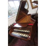 A 2-manual harpsichord by William de Blaise, London, number 578 on turned tapering legs,