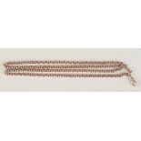 A 9ct gold belcher link chain, 37.9g. Condition report: Total length 80cm.